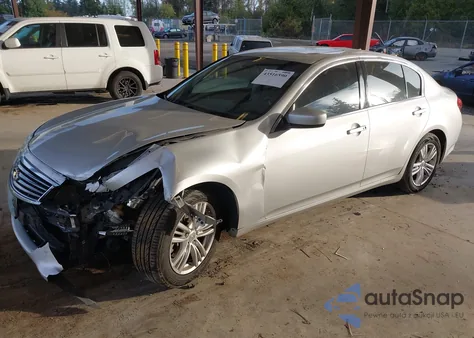 2011 Infiniti G25 Journey from USA, damaged, VIN JN1DV6APXBM830887